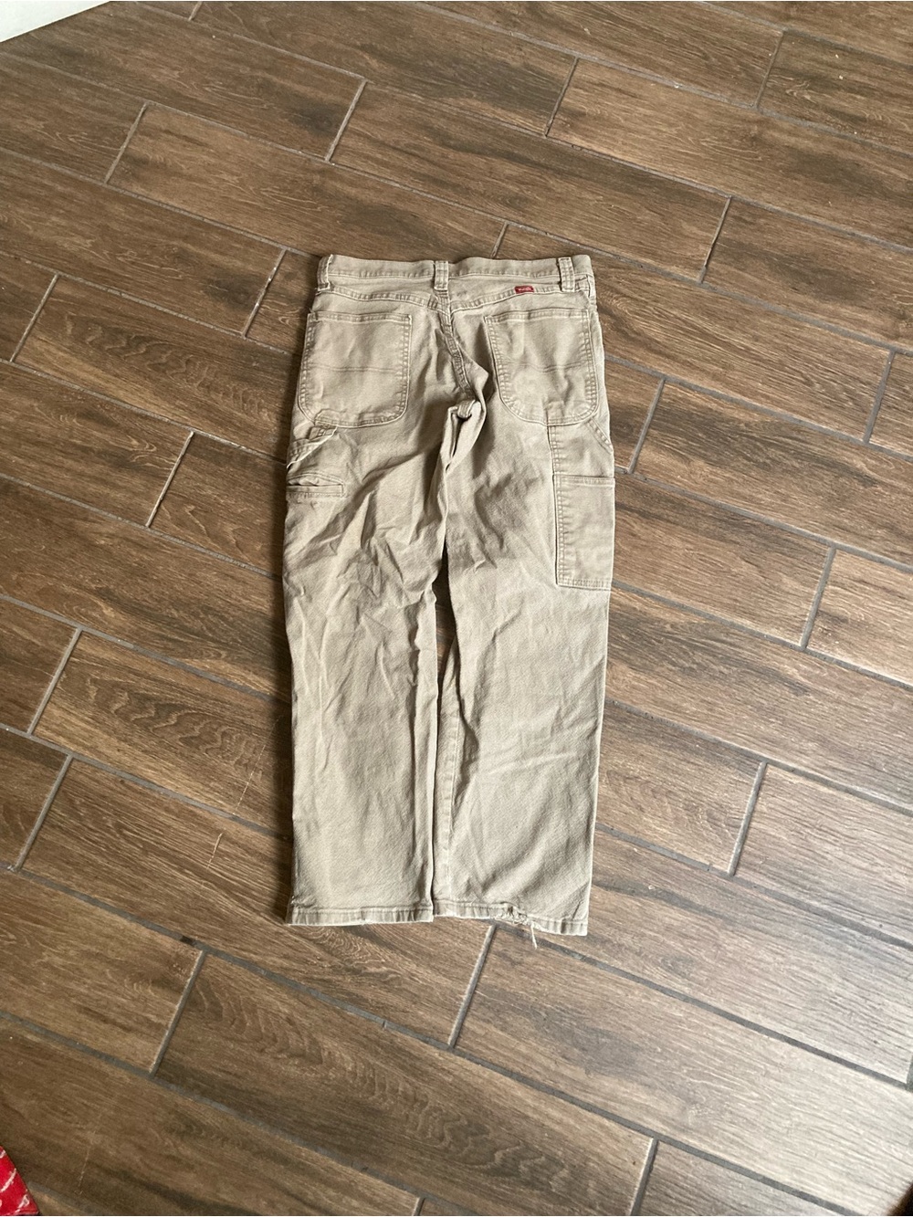 Tan wrangler carpenter pants